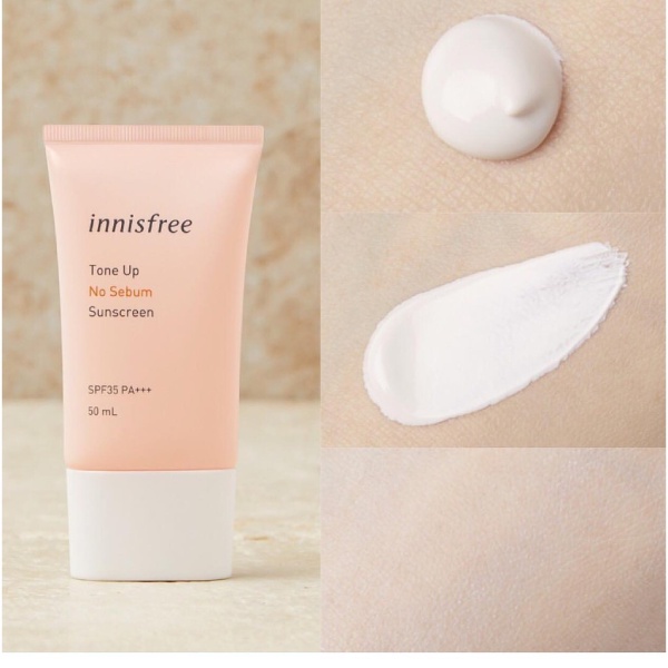 Kem Chống Nắng Innisfree Tone Up No Sebum Sunscreen SPF50+/PA++++