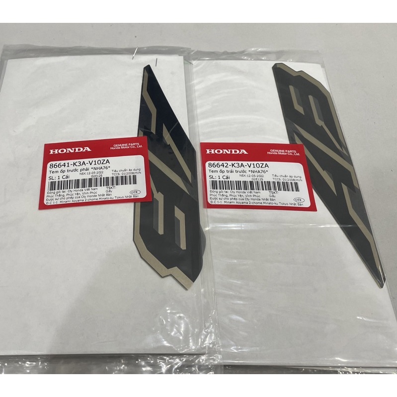 tem ab yếm ab 2022 Tem ốp trước honda+