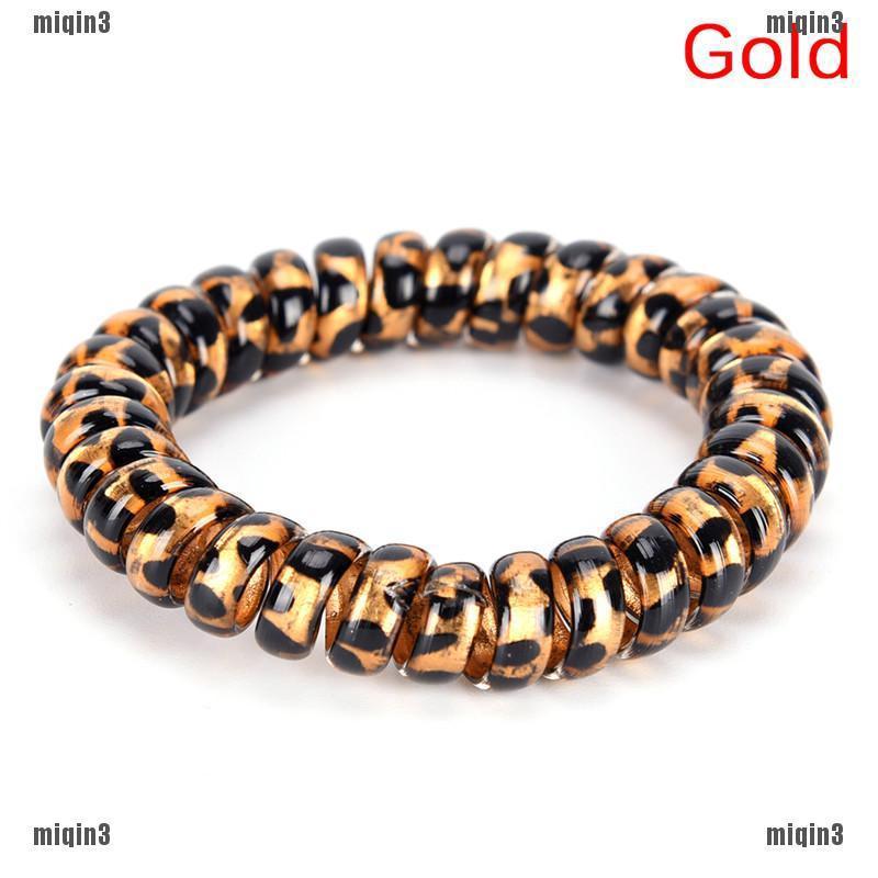 Bộ 5 Dây Cột Tóc Nhựa Họa Tiết Dễ Thương