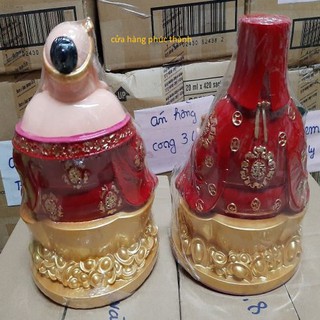 Thần tài ông địa đế tròn đỏ ( nhựa )
