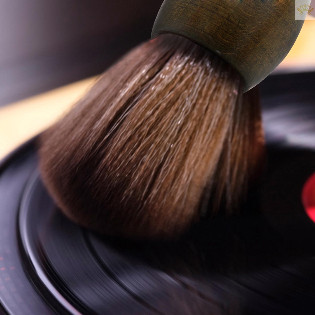 Cọ Vệ Sinh Đĩa Than Vinyl Chống Tĩnh Điện Mềm Mại Đa Năng Có Thể Xoay Được