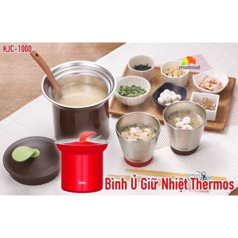 Bình Ủ Thermos 1L KJC-1000 Nhật bản