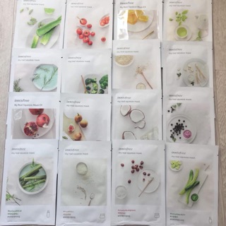 Mặt nạ giấy innisfree, set 10 mặt nạ