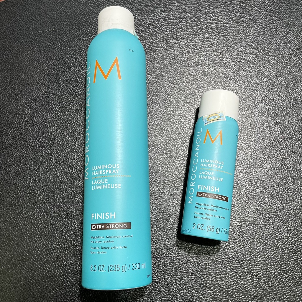 Gôm xịt giữ nếp tóc linh hoạt siêu cứng Moroccanoil Finish Luminous Hairspray EXTRA STRONG 330ml