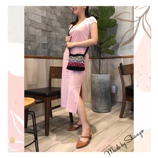 Túi đeo chéo nhỏ móc len