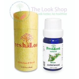 Tinh dầu gỗ Hoàng đàn Tuyết tùng  nguyên chất Cedarwood Essential Oil Fresh Look 10ml