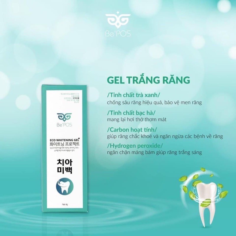 Gel Trắng Răng Be’Pos