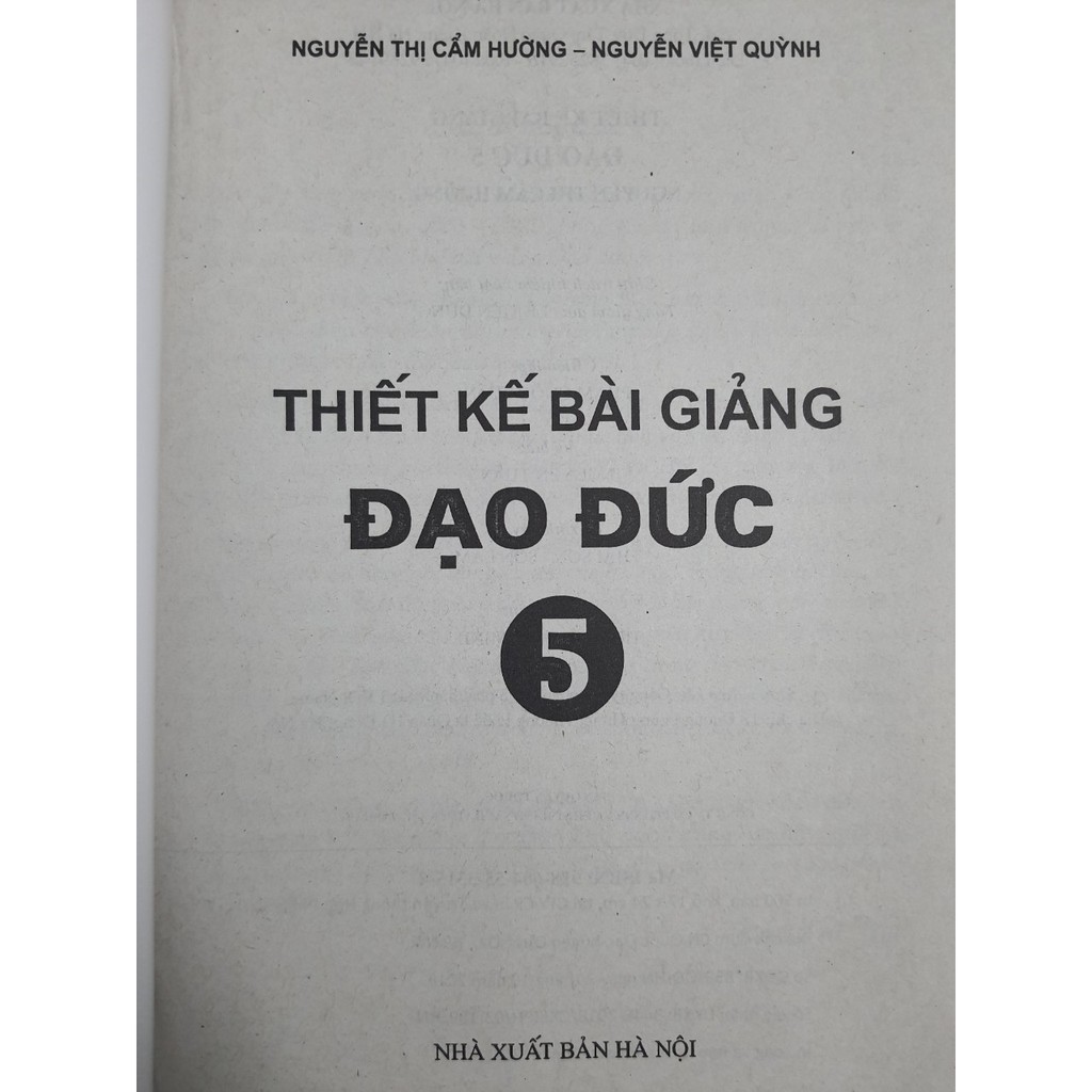 Sách - Thiết kế bài giảng Đạo Đức 5