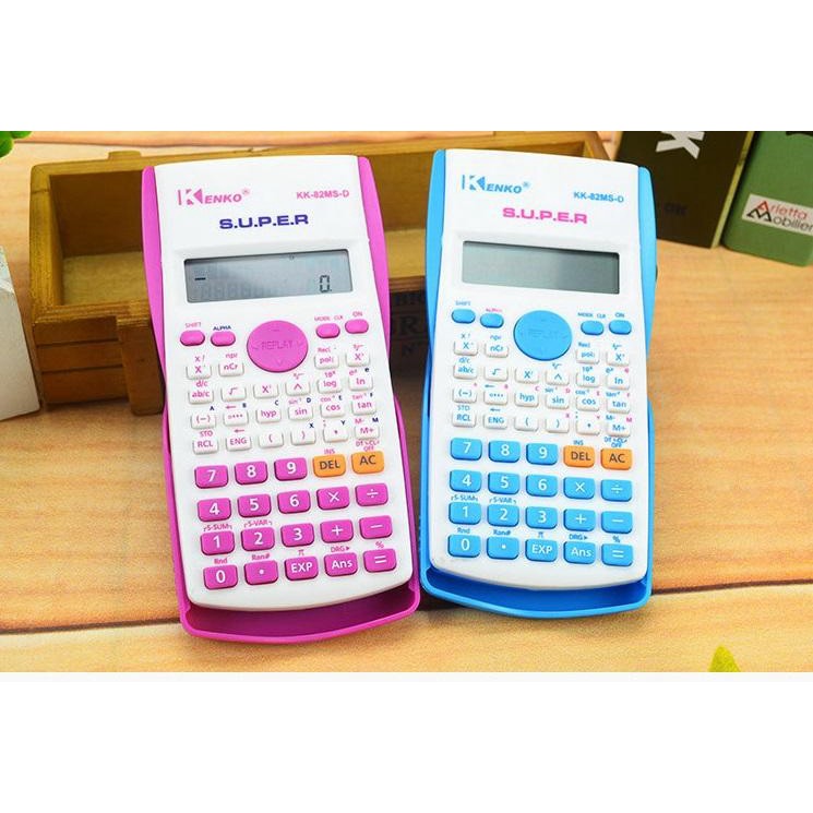 Máy tính học sinh - Máy tính học sinh cầm tay Kenko KK-82MS-B kiểu dáng hiện đại, đa chức năng 2795
