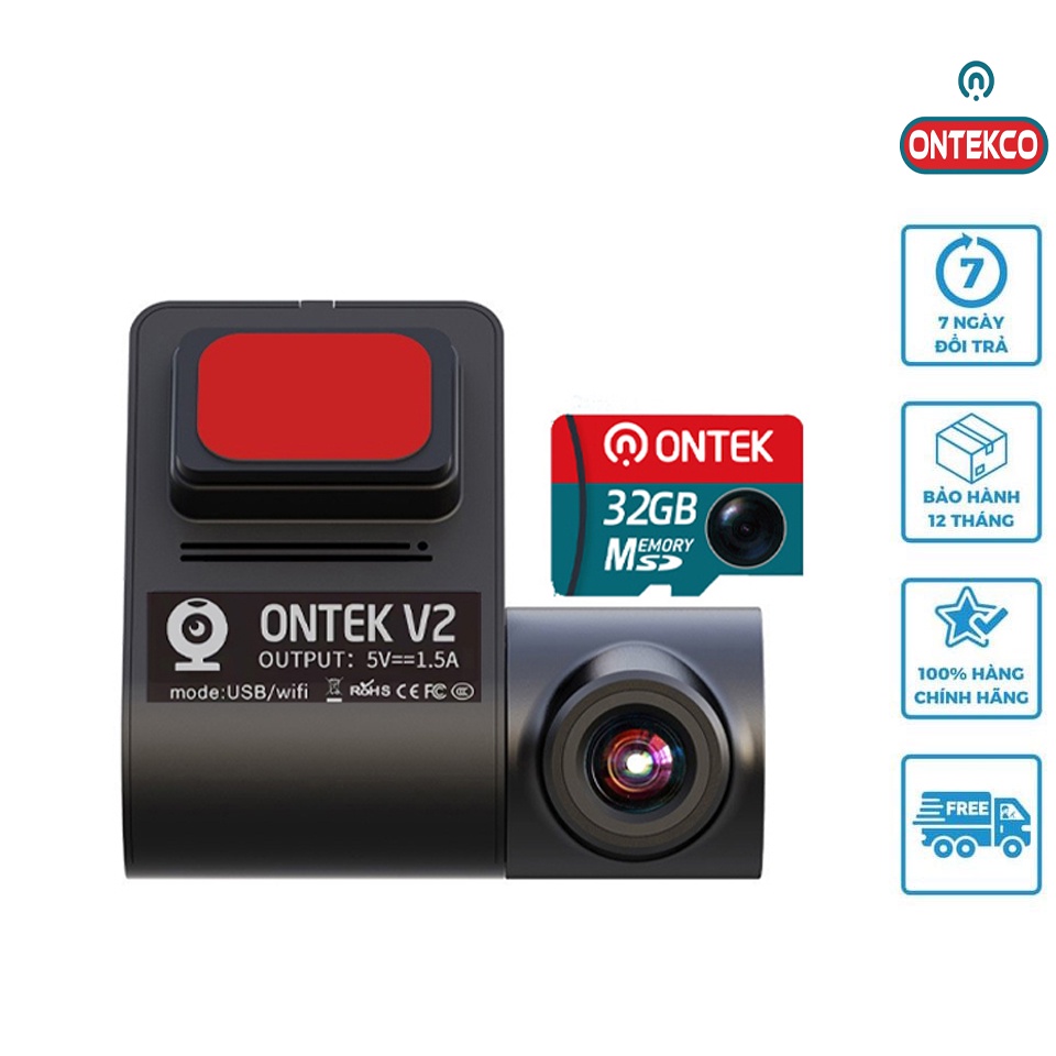 Camera Hành Trình ô tô V2🔥CÓ CẢNH BÁO VA CHẠM VÀ ĐO TỐC ĐỘ DI CHUYỂN🔥Kết nối WIFI điện thoại và Màn Hình Android FULL HD