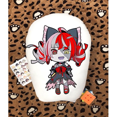 Gối ôm gối ngủ in 2 mặt chibi Hololive Kureiji Ollie