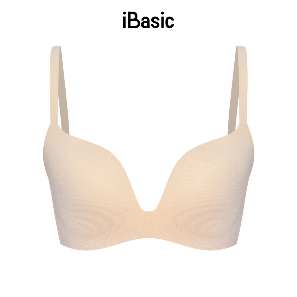 [MUA 2 GIẢM 30% - MUA 3 GIẢM 40%] Áo ngực mút mỏng không đường may cup T-Shirt iBasic BRAW134