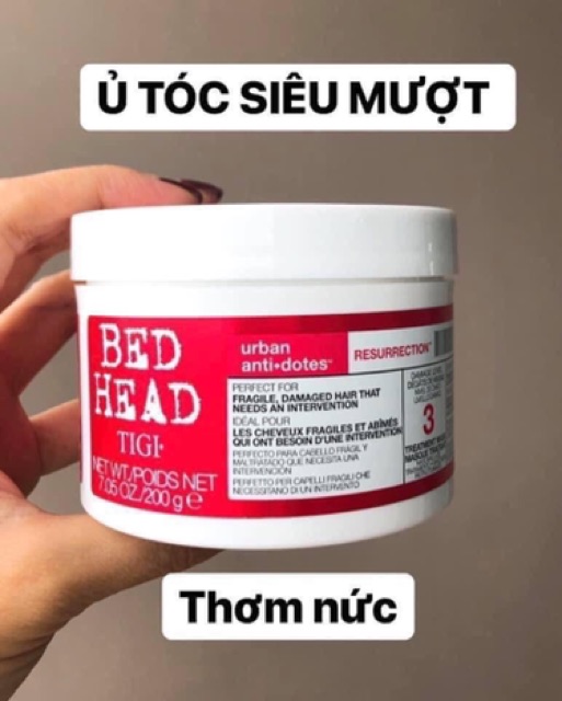 Dầu hấp ủ tóc TIGI đỏ hàng UK chuẩn hịn