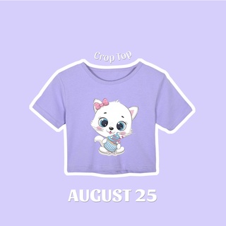 10kg-35kg | crop top - cute cat