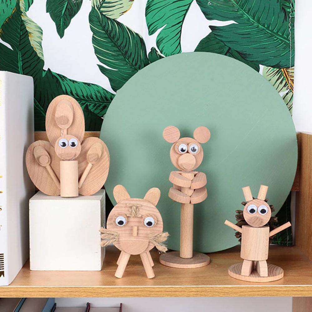 1 Bộ Mô Hình Động Vật Nhỏ Tự Nhiên Dùng Trang Trí DIY