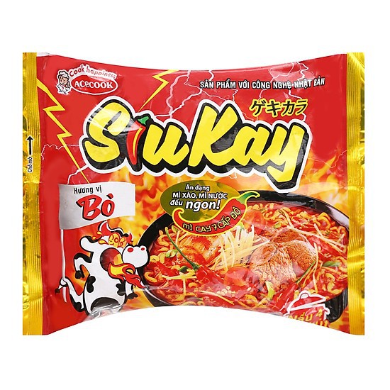 Combo 5 Gói Mì SiuKay 7 Cấp Độ (Gói 128G)