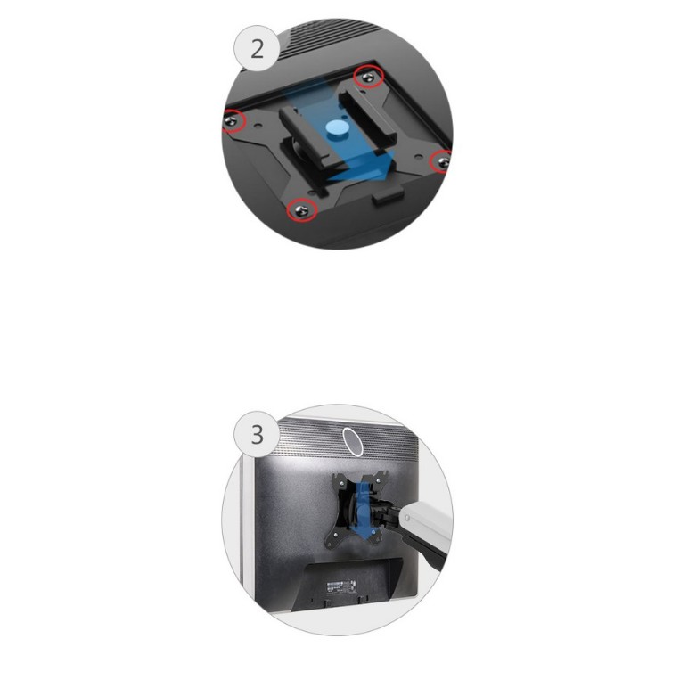 Giá đỡ 2 màn hình máy tính Music song dual display monitor bracket MLD1-D