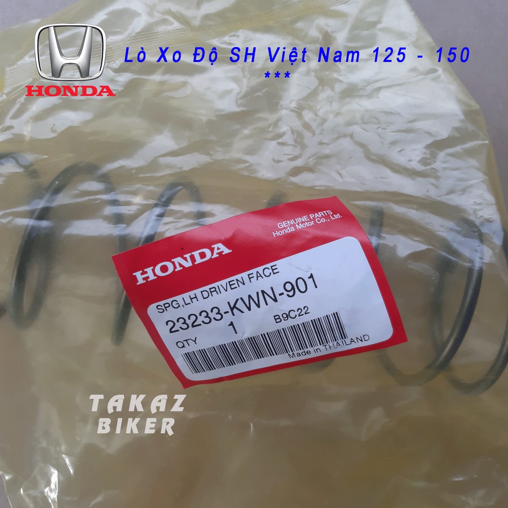 A6  lò xo trụ dài hơn để độ nồi sau xe tay ga SH Việt 125 - 150 - Made in Honda Thái Lan