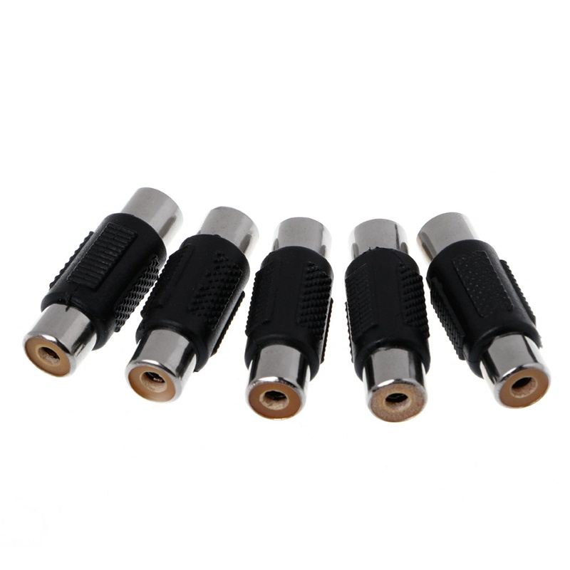 Set 5 Đầu Nối Chuyển Đổi RCA Female Sang RCA Female o