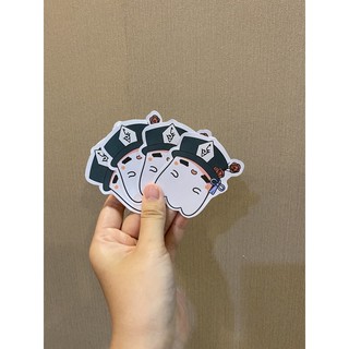 Sticker nhãn dán Hutao Ghost Genshin impact
