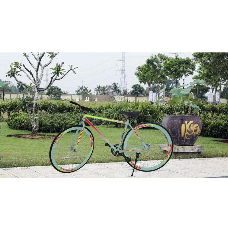 phuong995  Xe đạp Fixed Gear Air Bike MK78 (màu trắng)