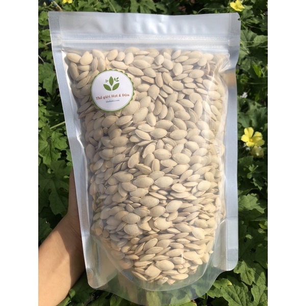 1KG Hạt Bí Rang Muối Hùng Ký - Hạt Bí Ngô Rang Củi