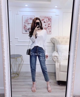 Áo lên giấy dáng thụng