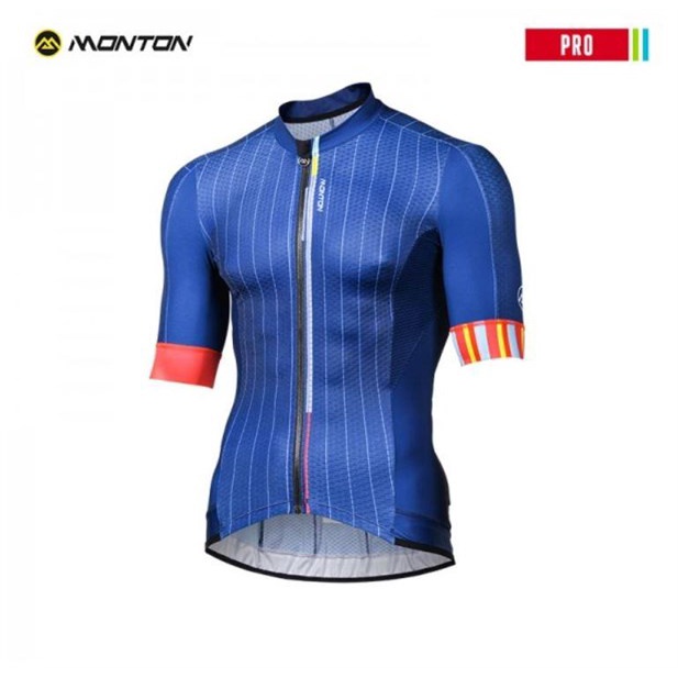 Áo đạp xe ngắn tay Monton Gesato deep blue