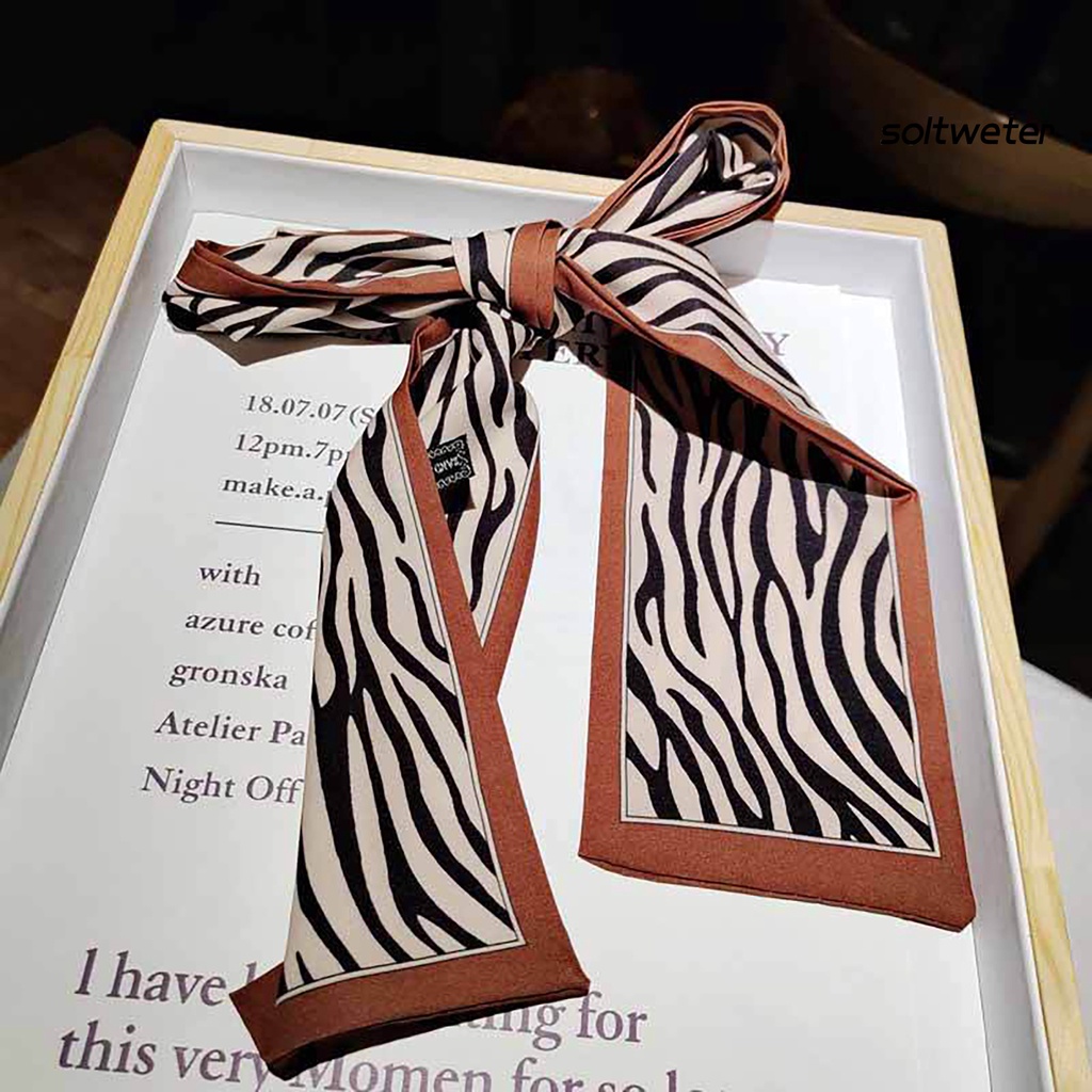 Khăn cột tóc hai mặt đa năng nhiều họa tiết tùy chọn cho nữ