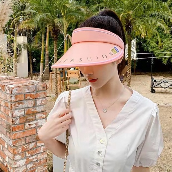 Mũ rộng vành nữ HALA nón cói nữ nữa đầu đi biển mùa hè chống nắng năng động cá tính