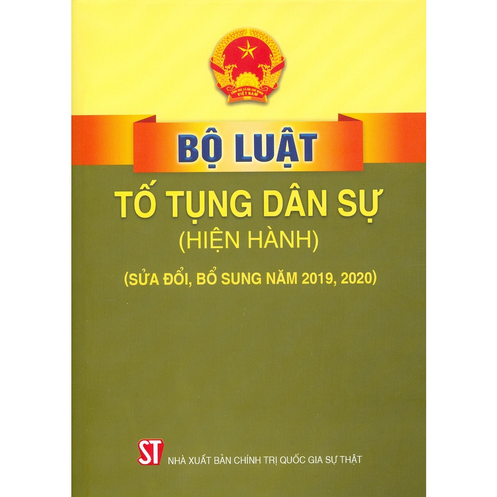 Sách - Bộ luật tố tụng dân sự (hiện hành)