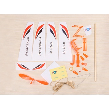 Máy Bay Dây Thun Cao Cấp 2 Tầng Cánh, Đồ Chơi Vận Động Ngoài Trời Cho Bé 02093