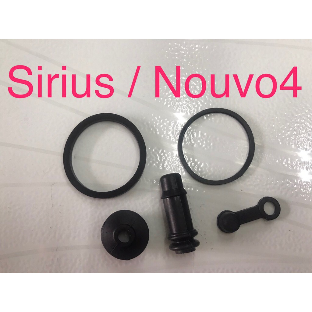 Sim piston + che bụi heo dầu Yamaha Sirius,Nouvo 4