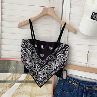 Áo hai dây khăn lụa nhiều mẫu mã 32036