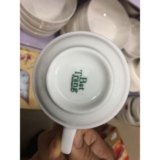 Tách uống cafe sứ trắng Bát Tràng