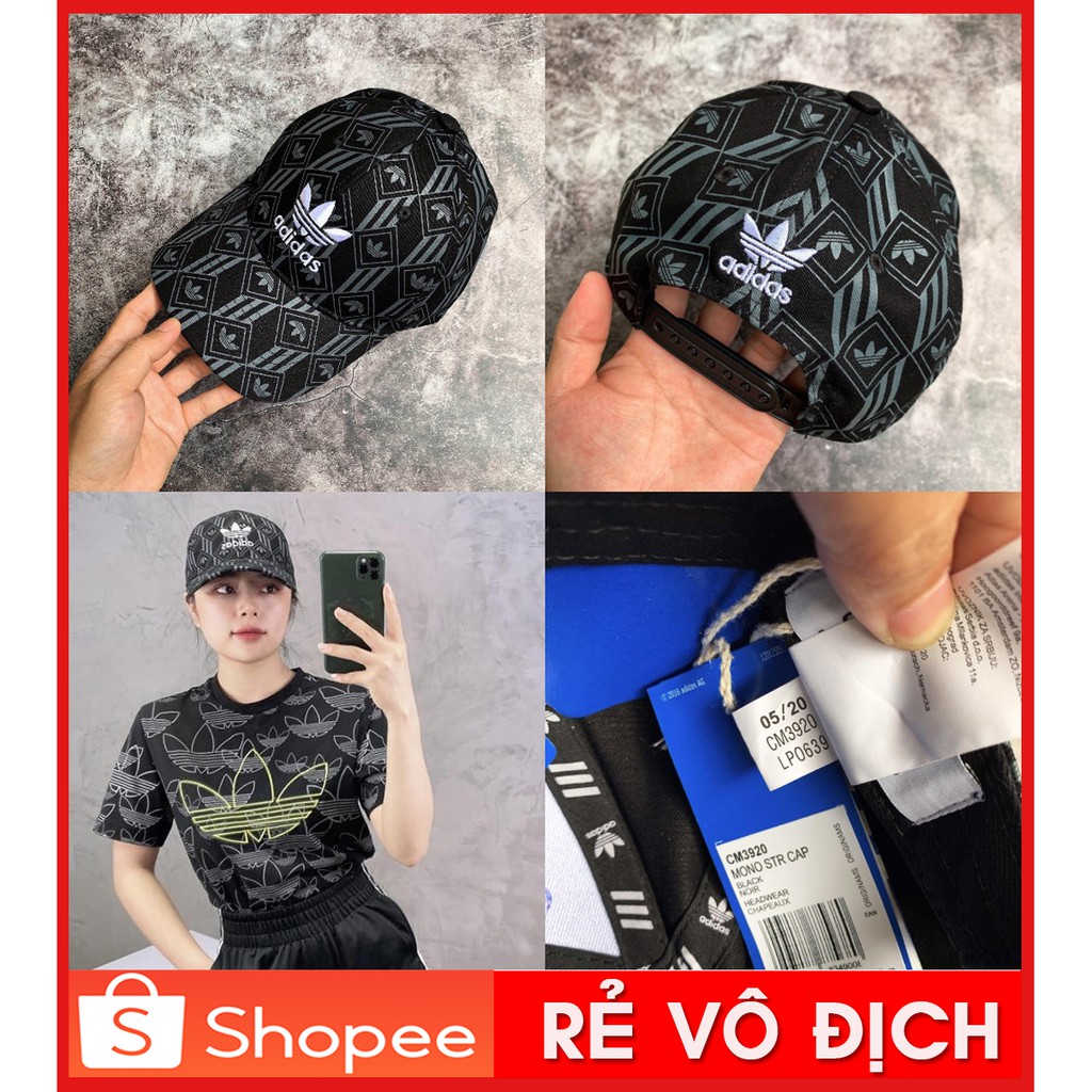 ⚡️ [  FREESHIP  ] Mũ / Nón Thời Trang Adidas MONOGRAM STRUCTURED HAT - CM3920 / Ảnh Thật / CAM KẾT CHẤT LƯỢNG