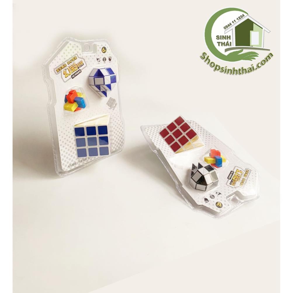 Vỉ 3 cục rubik to nhỏ