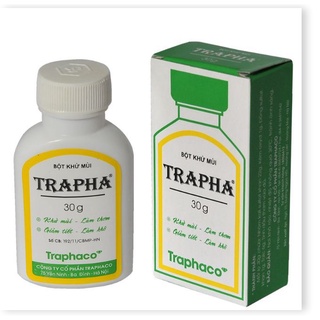 Bột TRAPHA của Traphaco khử mùi hôi giày - chân