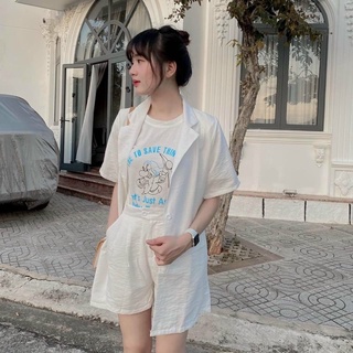SÉT VEST TRẮNG MIX PULL HÌNH