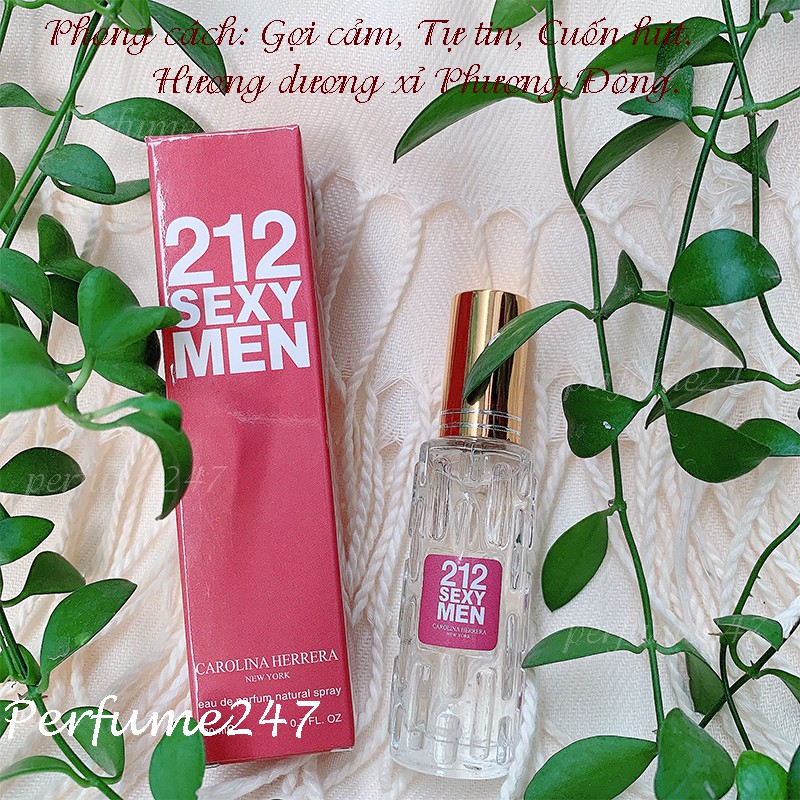 NƯỚC HOA NAM MINI 212 SEXY MEN 20ML THƠM LÂU