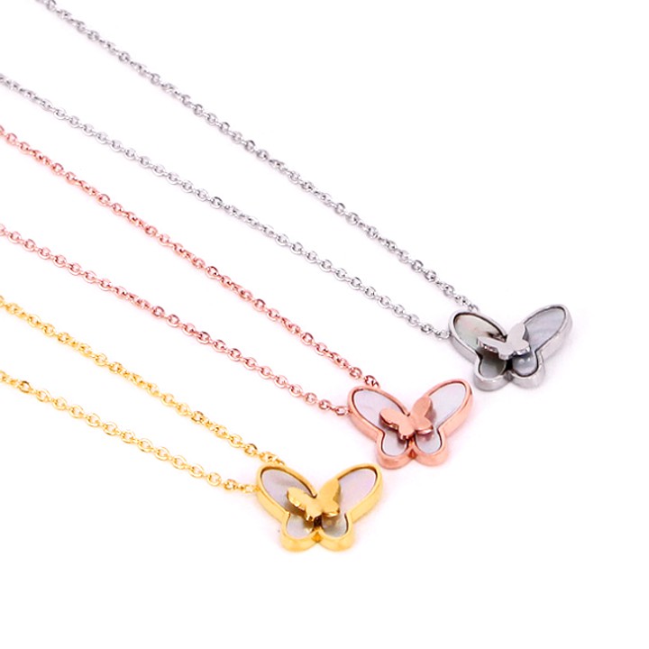 Dây chuyền nữ ttian hình con bướm siêu cute, bền màu, hợp thời trang