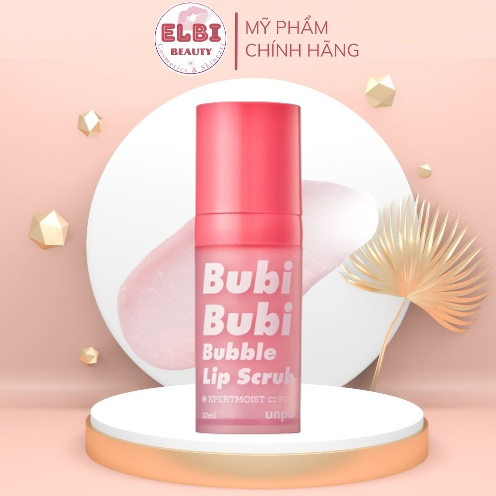 Gel sủi bọt tẩy tế bào chết môi Unpa Bubi Bubi Lip - Elbi Beauty Cosmetics &amp; Skincare