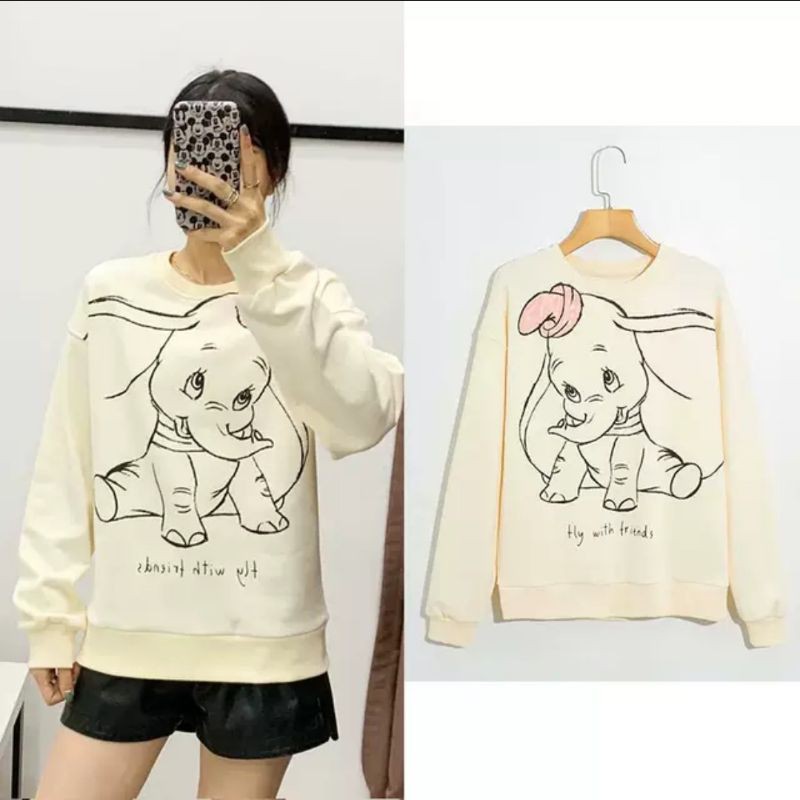 ÁO NỈ CỔ TRÒN BE HÌNH CUTE⭐
