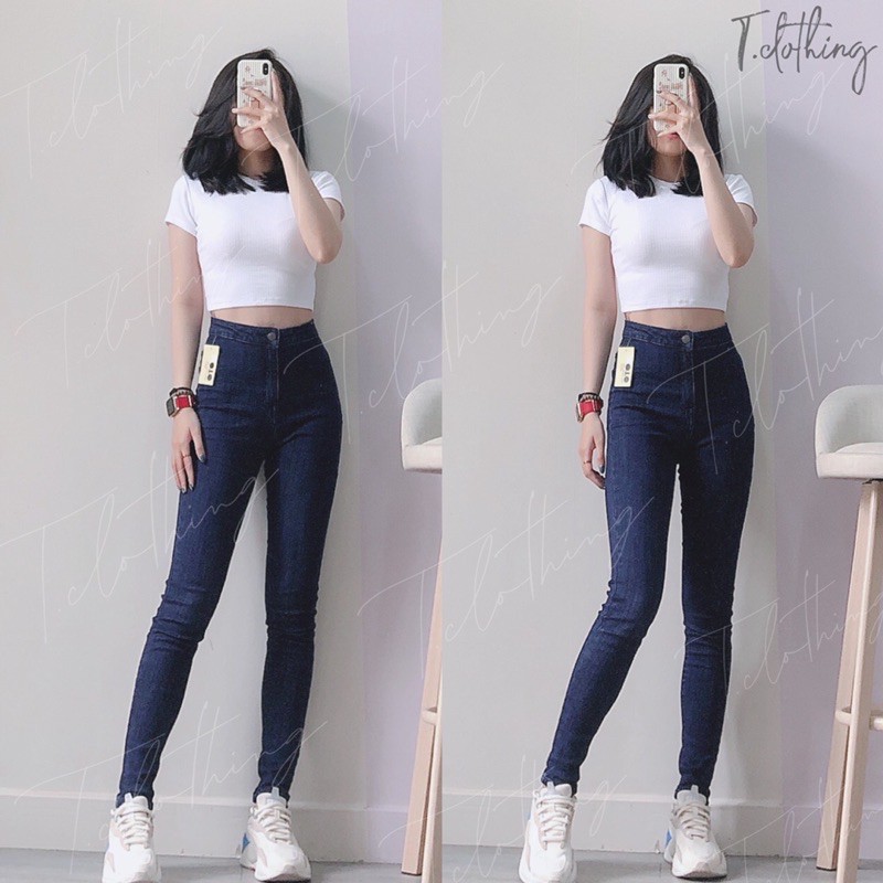 Quần Skinny Jean cạp liền lưng siêu cao [ẢNH CHÍNH CHỦ] | BigBuy360 - bigbuy360.vn