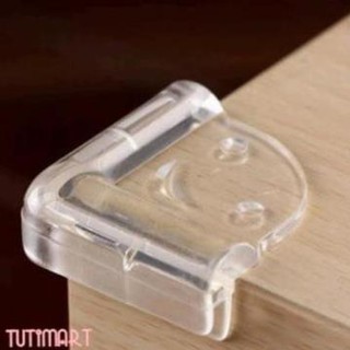 Combo 8 miếng bọc góc bàn silicon mặt cười