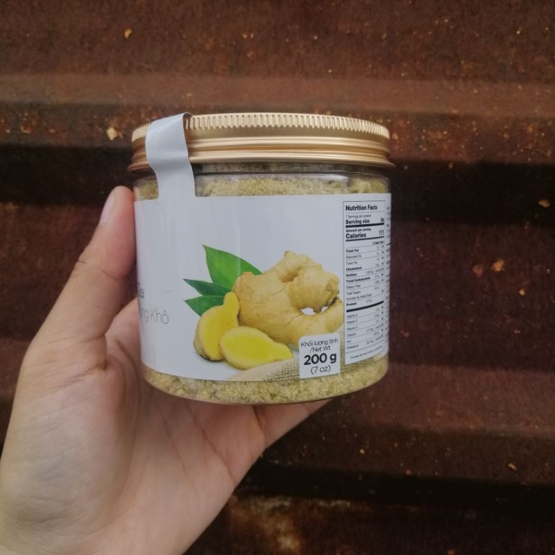 Trà gừng mía mật ong sấy đông khô 200g La Moi Vinamit Trà gừng thơm ngon ngọt thanh tốt cho hệ tiêu hóa