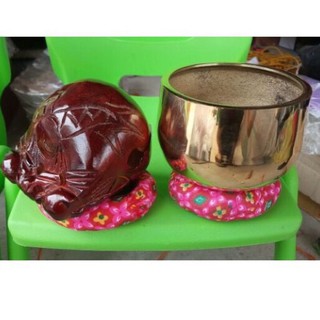 [Mã SMI23 giảm 8% đơn 300K] Chuông mõ đồng Việt Nam 10cm tặng kèm 2 đế và dùi gỗ _ chuông mõ việt nam chất lượng