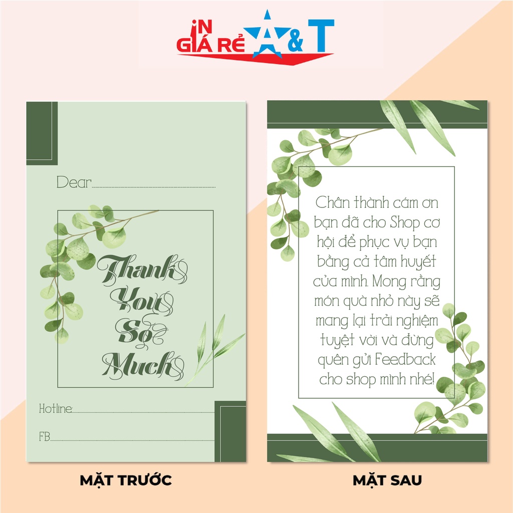 THIỆP CÁM ƠN-thẻ cám ơn -Thank You Card-THANKS