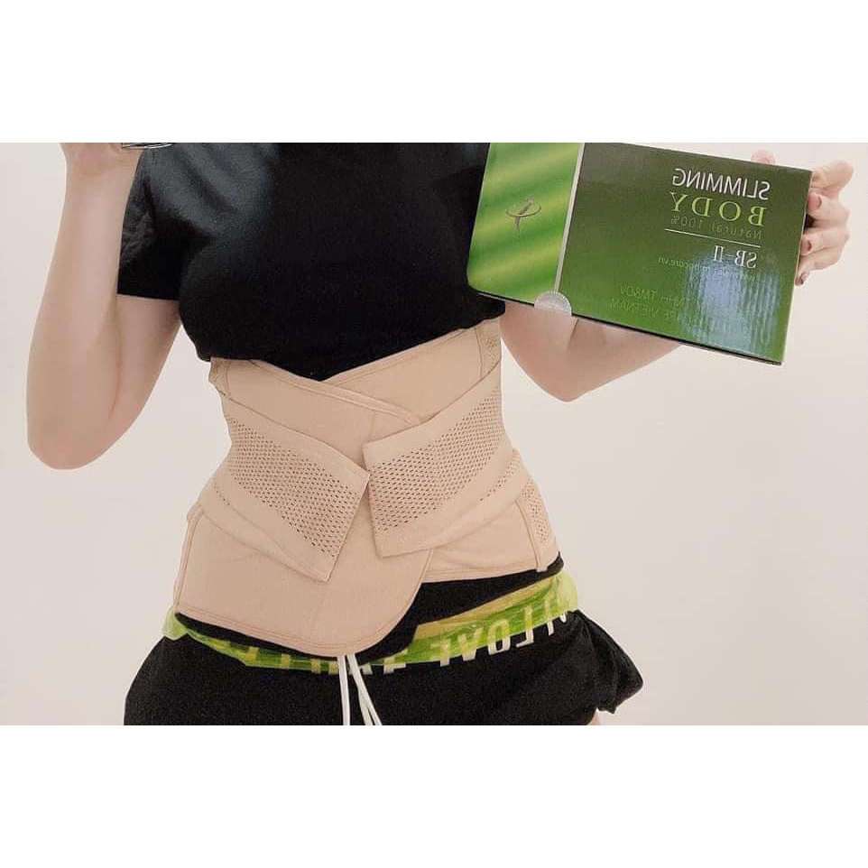 Đai Nịt Bụng Siết Ngoài Bộ Quấn Nóng Slim Body SB2