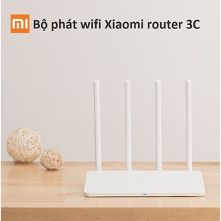 Bộ thu phát wifi Xiaomi Router 3C với 4 râu(Anten) - Bản nội địa